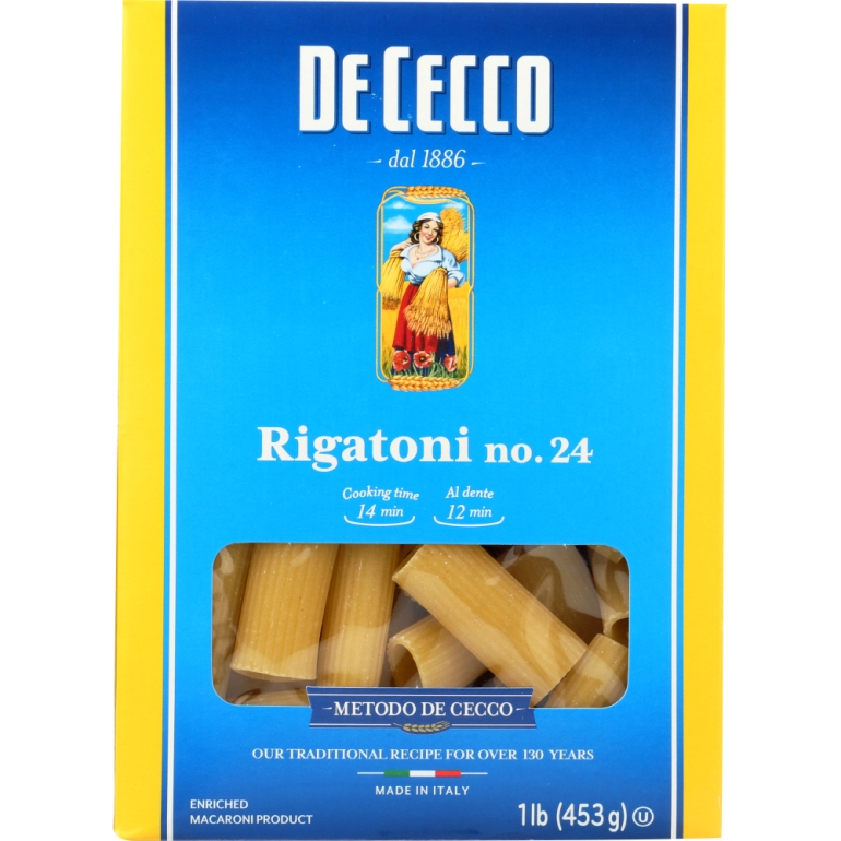 Pasta Rigatoni, 16 oz