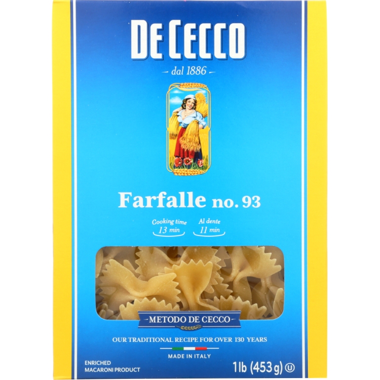 Pasta Farfalle, 16 oz