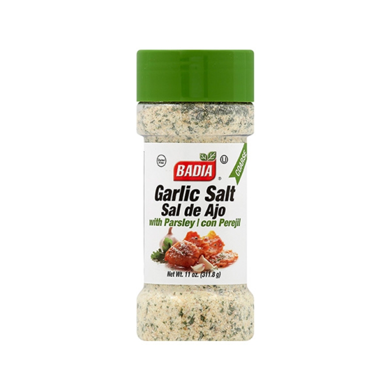 Seasoning Coarse Garlic Salt and Parsley, 11 oz