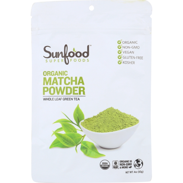 Matcha Green Tea Pwdr Org, 4 oz