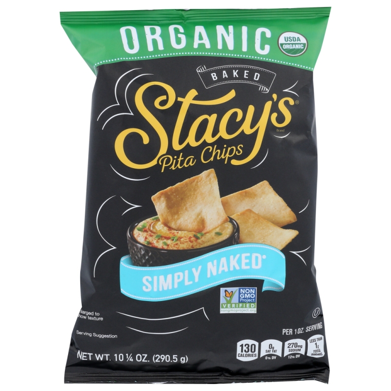 Organic Simply Naked Pita Chips, 10.25 oz