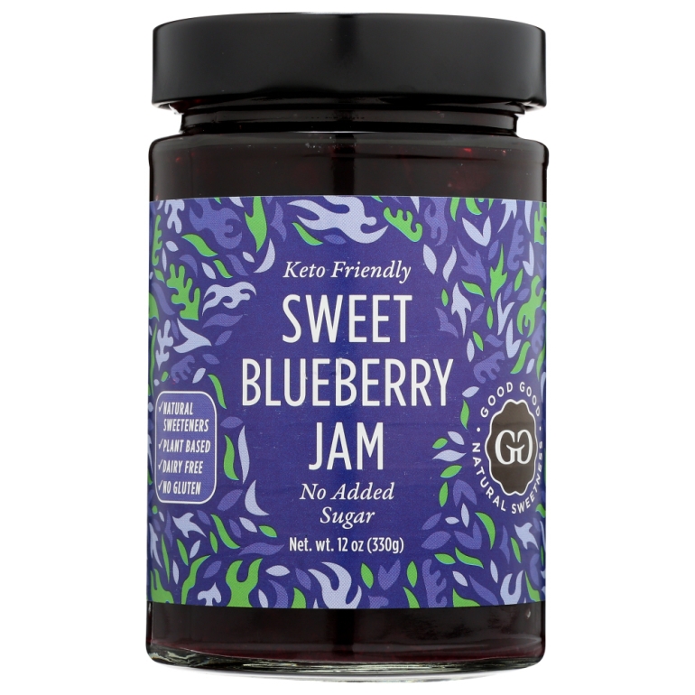 Blueberry Jam No Added Sugar, 12 oz