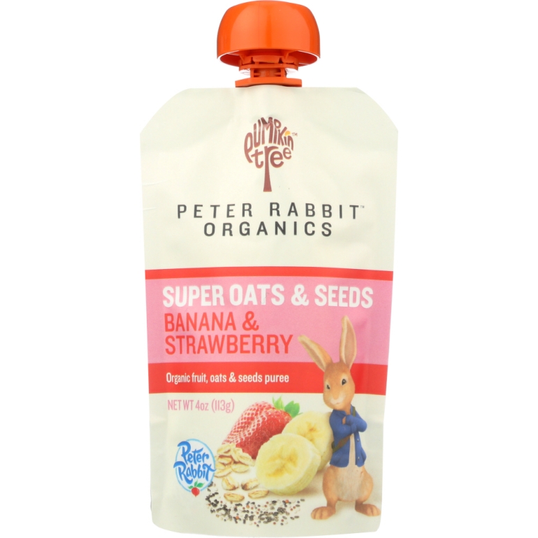 Baby Food Banana Strawberry, 4 oz