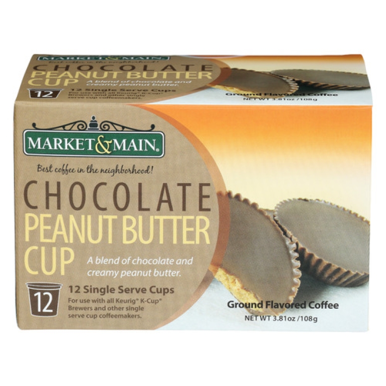 Coffee Chocolate Peanut Butter Single Serve, 12 EA