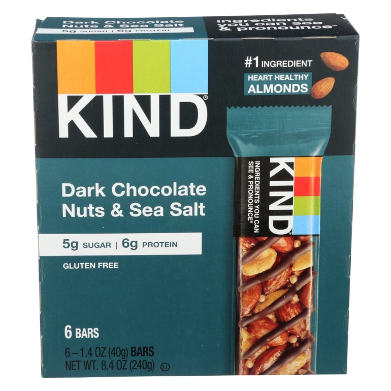 BAR DRK CHOC NUTS SSALT (8.400 OZ)