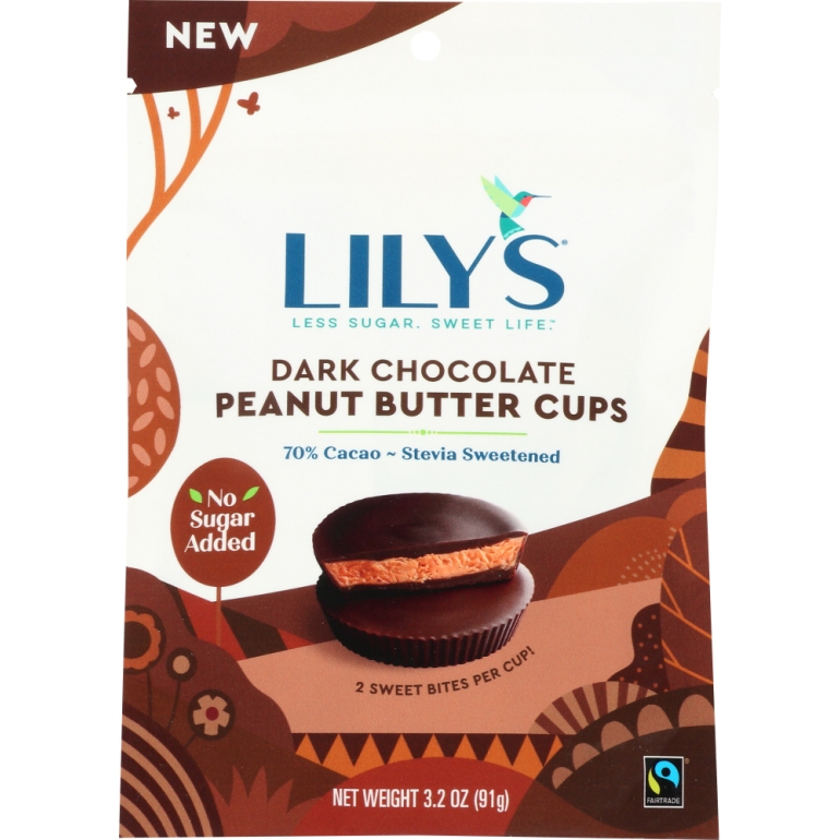 Dark Chocolate Style Peanut Butter Cups, 3.2 oz