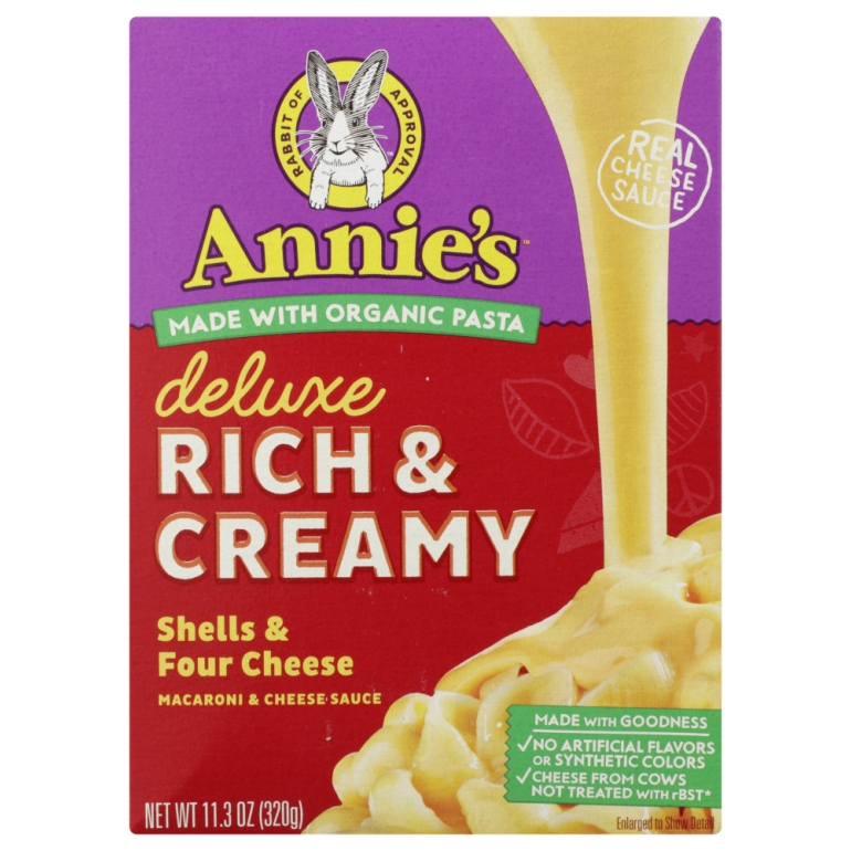 Deluxe Rich and Creamy Shells and Four Cheese Mac and Cheese, 11.3 oz