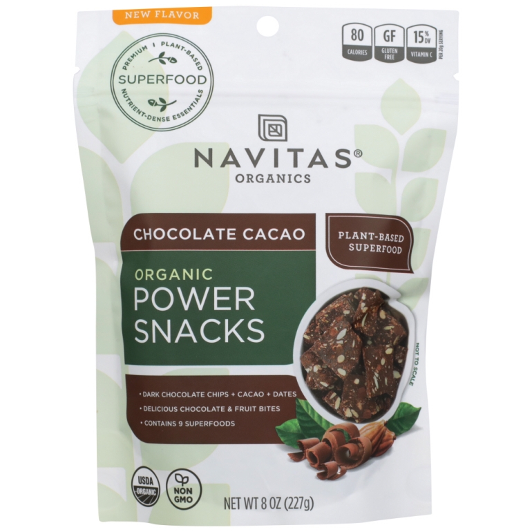 Power Snacks Chocolate Cacao, 8 oz