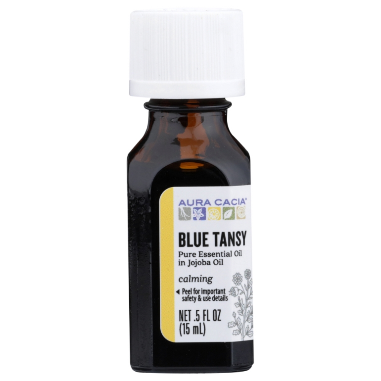 Essential Oil Blue Tansy In Jojoba, 0.5 oz