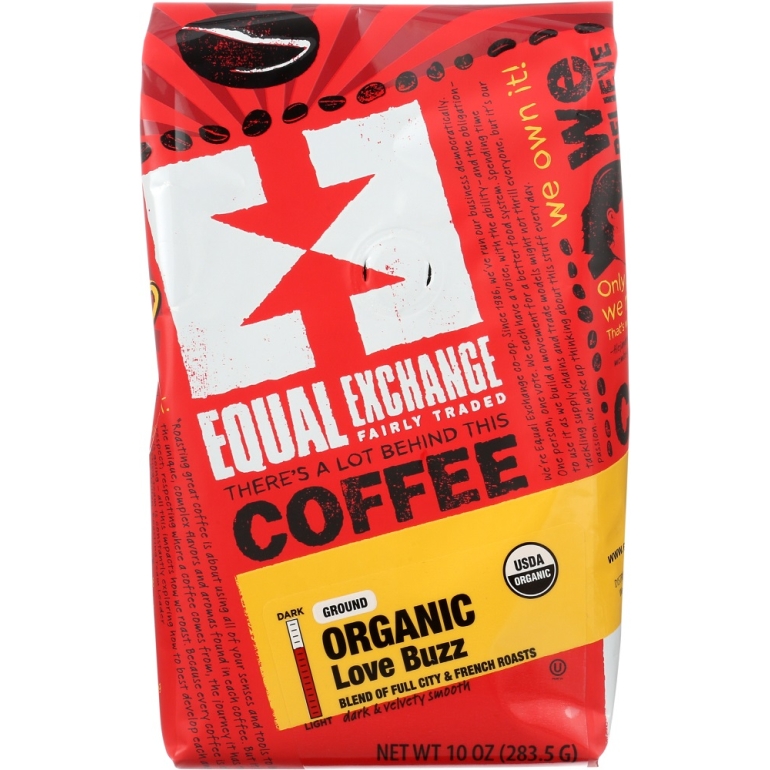 Organic Love Buzz Ground Coffee, 10 oz