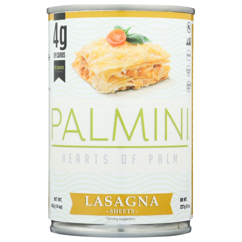 Hearts of Palm Lasagna Sheets, 14 oz