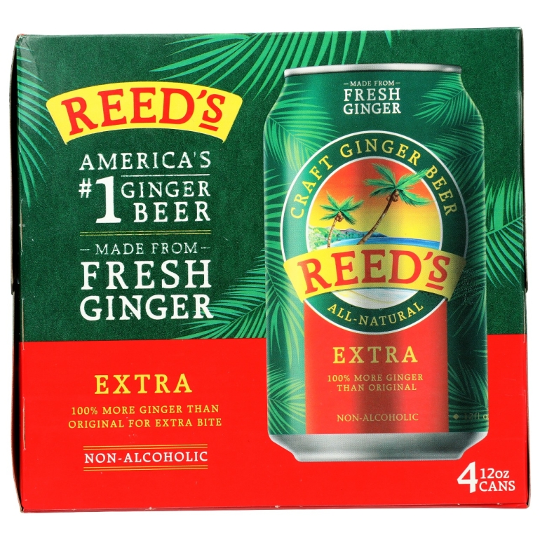 Ginger Beer Extra 4Pk, 48 fo