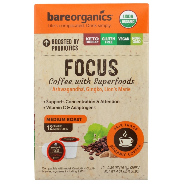 Focus Coffee 10pc, 4.05 oz 12 EA
