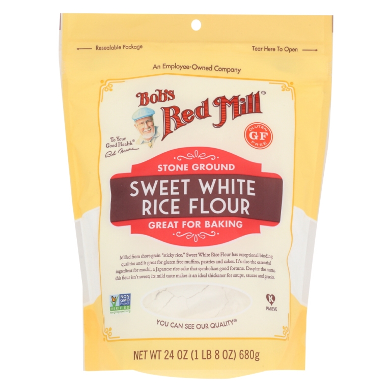 Sweet White Rice Flour, 24 oz