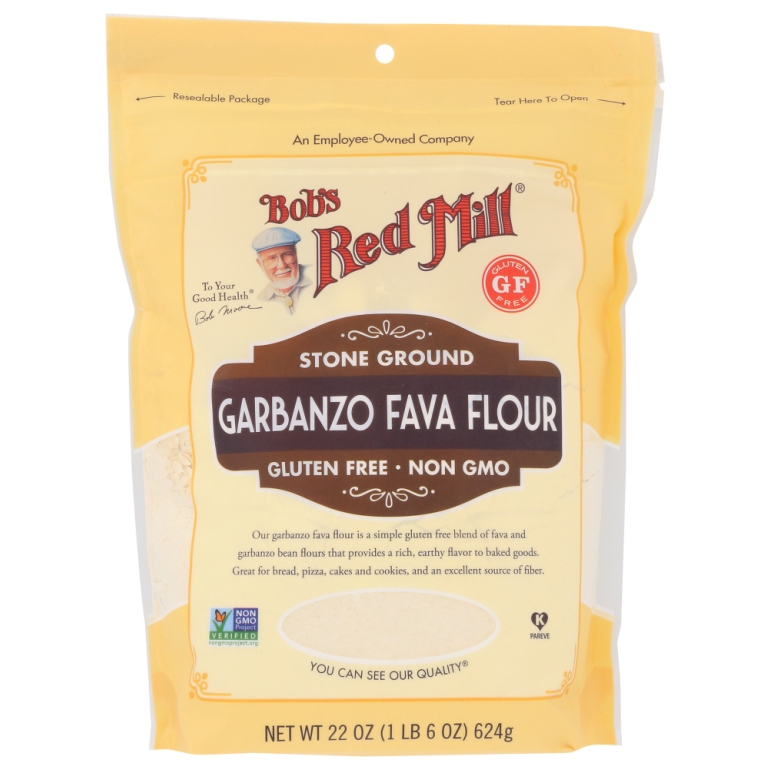 Gluten Free Garbanzo Fava Flour, 22 oz