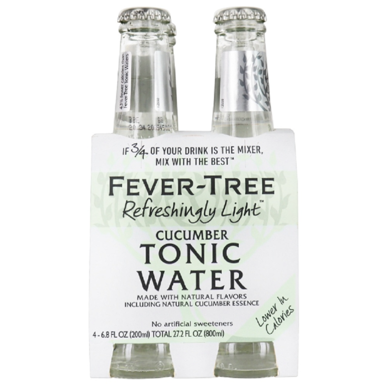 Refreshingly Light Cucumber Tonic Water 4 Pack, 27.20 fo