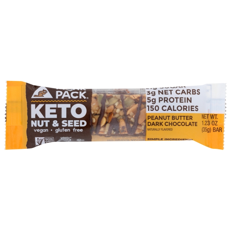 Peanut Butter Dark Chocolate Keto Nut & Seed, 1.23 oz 35 GM