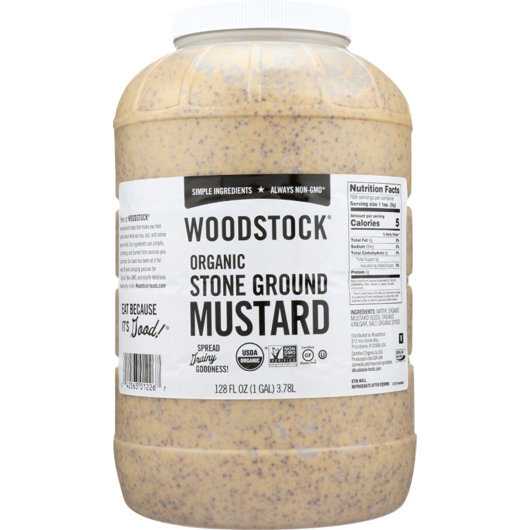 Organic Stoneground Mustard, 1 ga