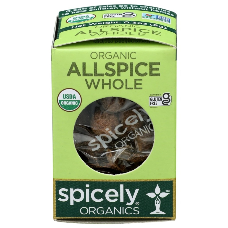Organic Allspice Whole, .3 oz