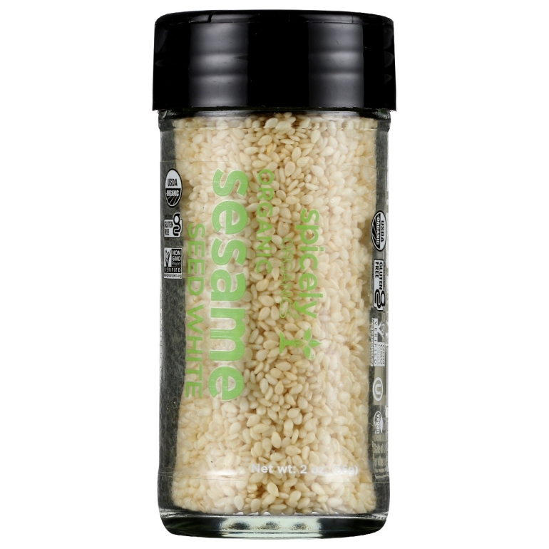 Spice Sesame Seed White Jar, 2 oz