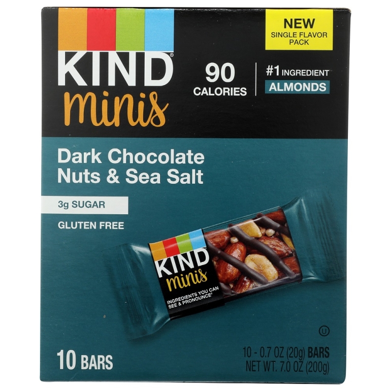 Dark Chocolate Nuts and Sea Salt Minis, 7 oz