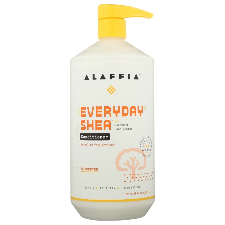 Everyday Shea Conditioner Unscented, 32 fo