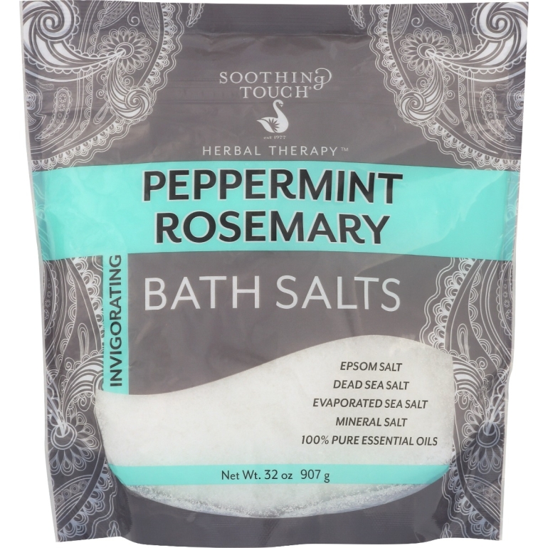 Bath Salt Pepmnt Rosemary, 32 oz