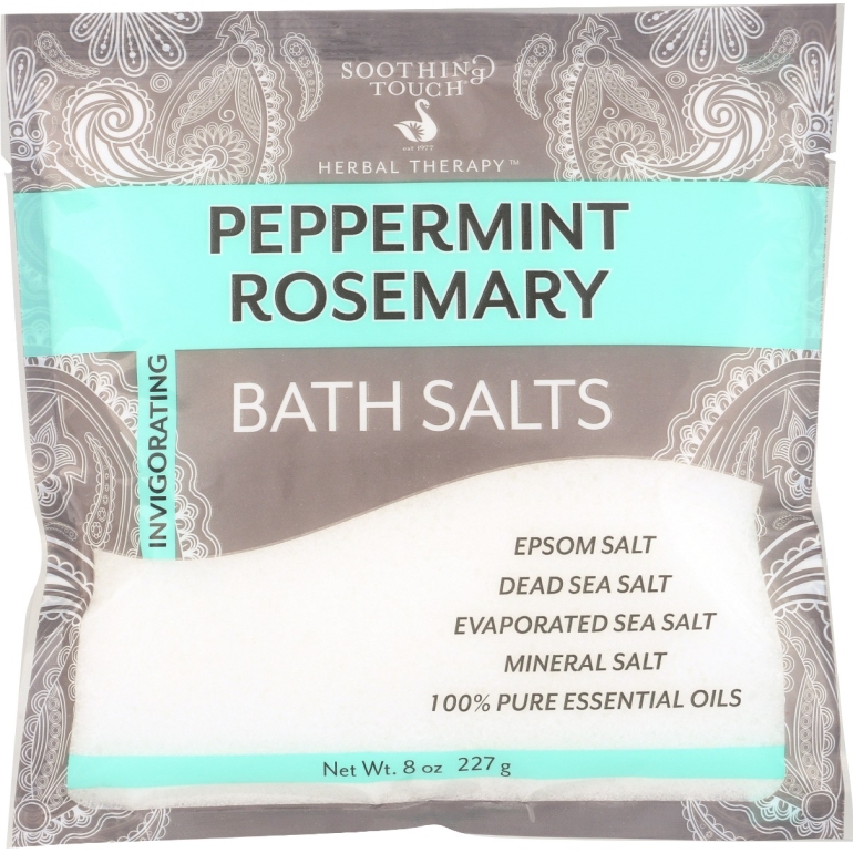 Bath Salt Peppemint Rosemary, 8 oz