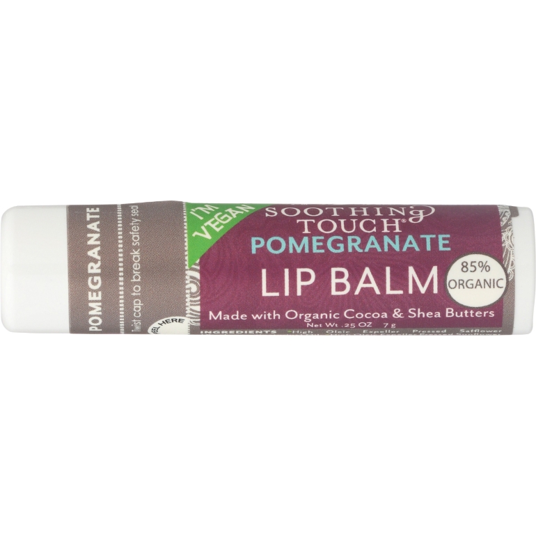 Pomegranate Vegan Lip Balm, 0.25 oz