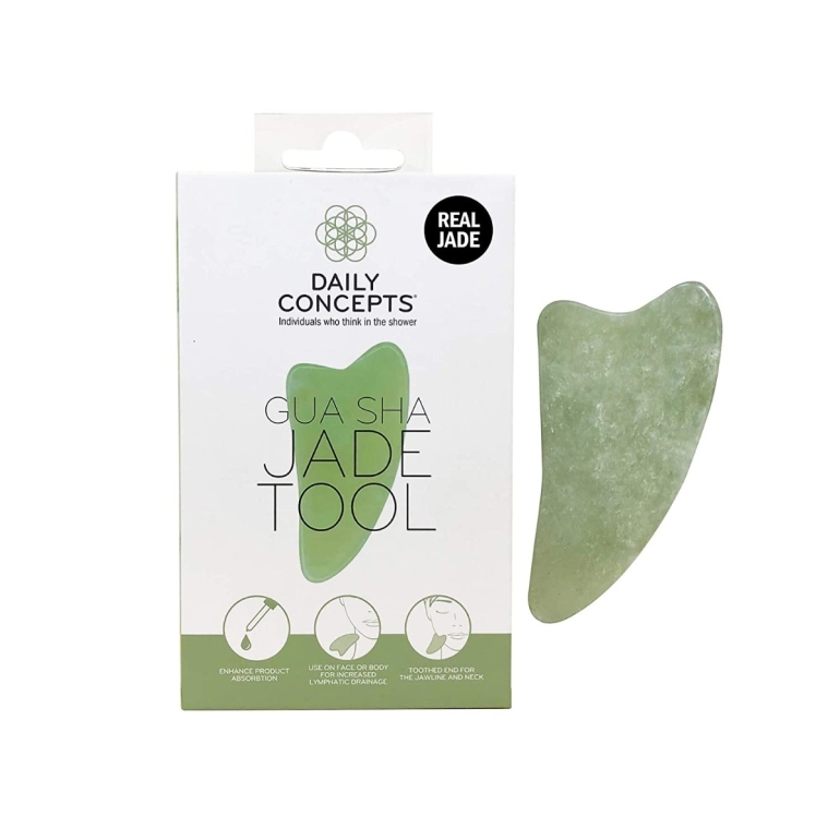 Jade Gua Sha Facial Tool, 3.5 oz