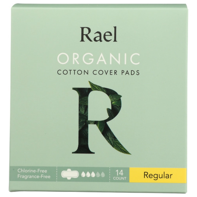 Pads Cover Regular Organic, 14 ea