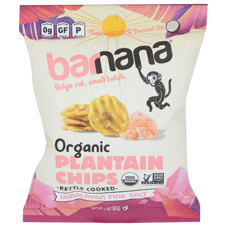 Himalayan Pink Salt Plantain Chips, 2 oz