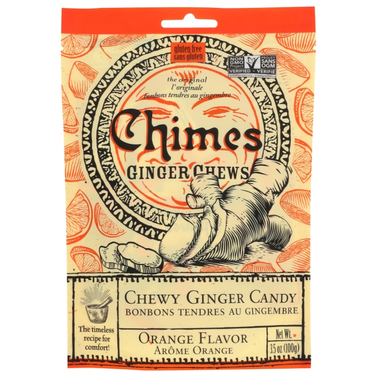 Ginger Chew Orange, 3.5 OZ