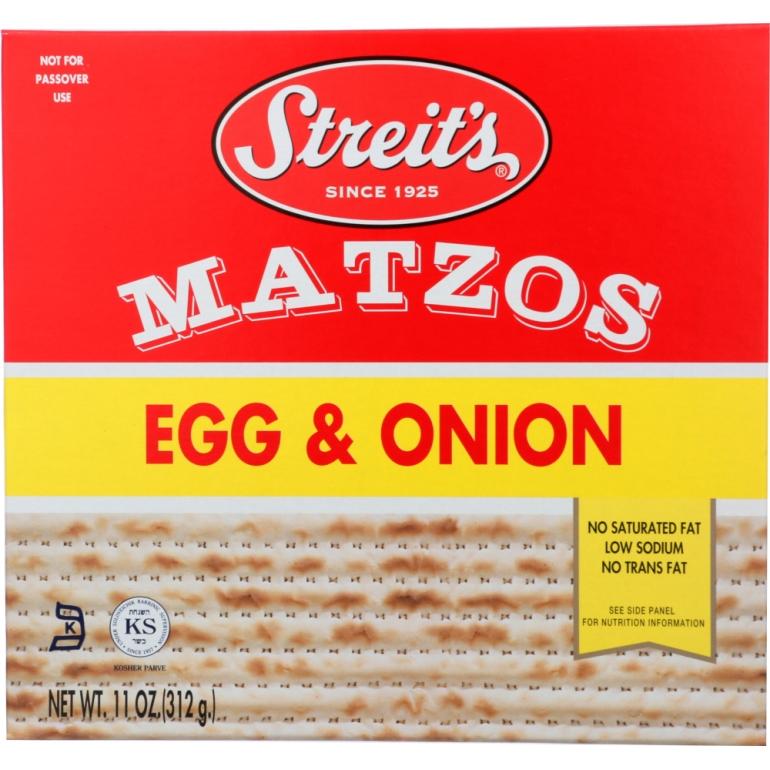 Egg and Onion Matzos, 11 oz