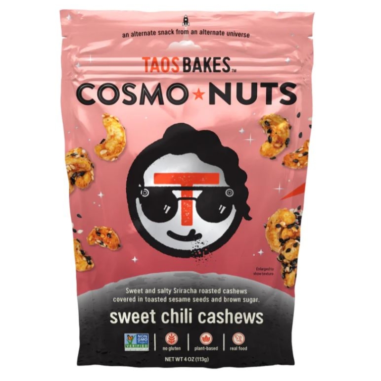 Cosmo Nuts Sweet Chile Cashews, 4 oz