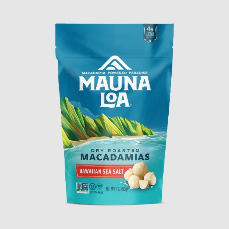 Hawaiian Sea Salt Macadamias, 4 oz