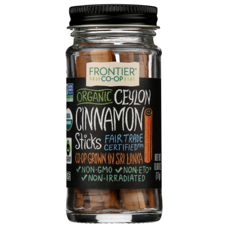 Organic Ceylon Cinnamon Sticks Fare Trade Certified, 0.6 OZ