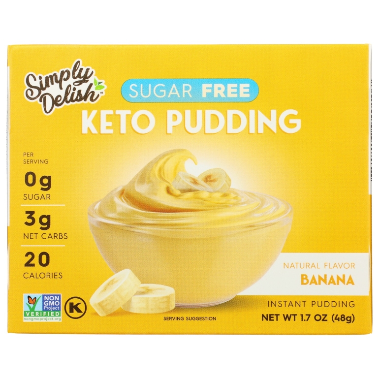 Pudding Banana Instant Sf, 1.7 OZ