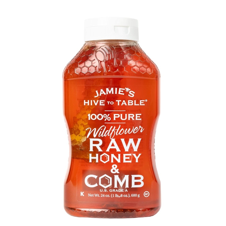 Honey Jamies Wflwr W Comb, 24 OZ