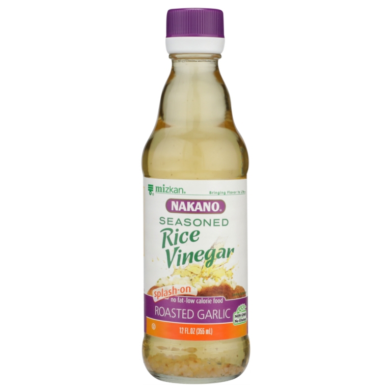 Roasted Garlic Seasoned Rice Vinegar, 12 oz