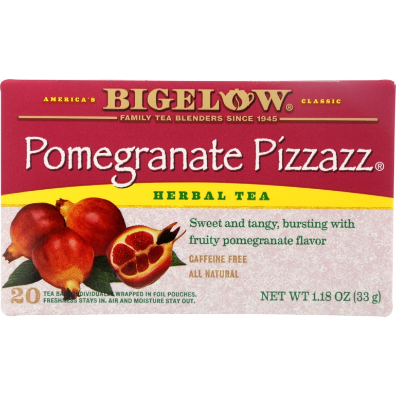 Pomegranate Pizzazz Herbal Tea 20 Bags, 1.18 oz