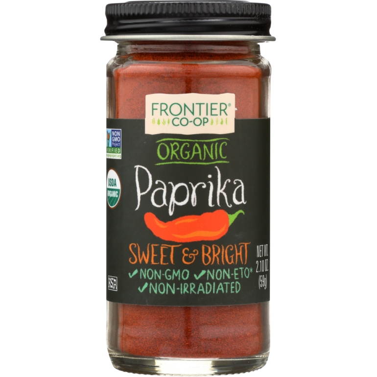 Organic Ground Paprika Bottle, 2.1 oz