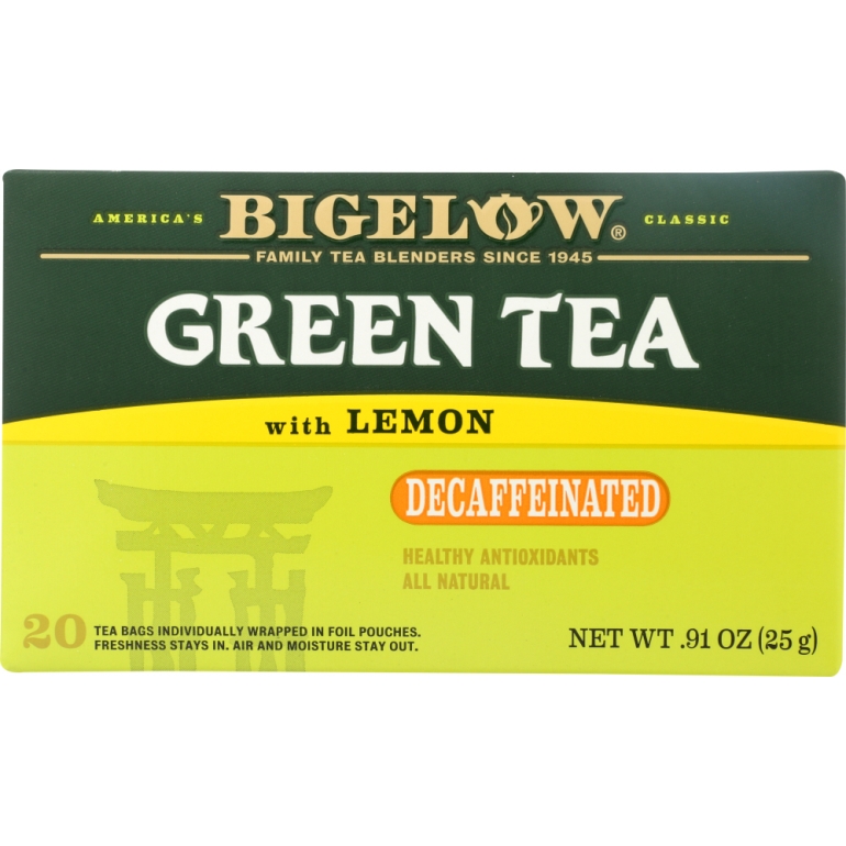 Green Tea with Lemon Decaf 20 Bags, 0.91 oz