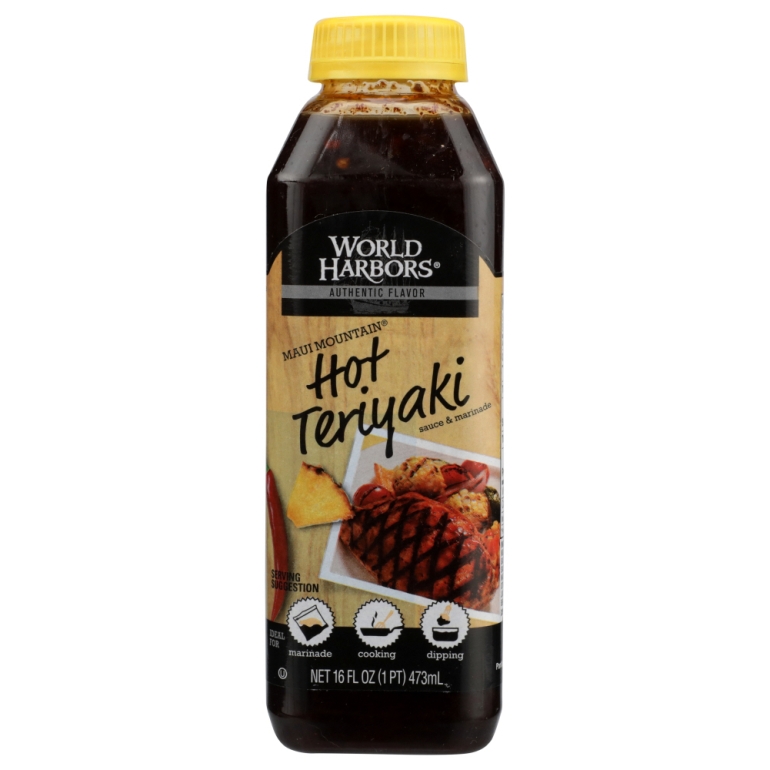 Sauce Maui Mountain Hot Teriyaki, 16 oz