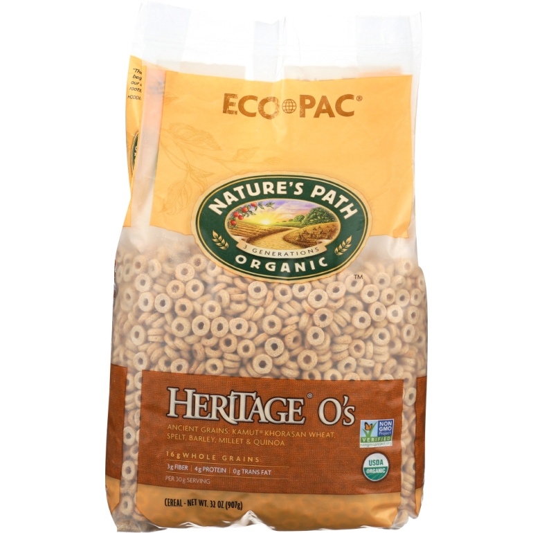 Heritage O's Cereal Organic, 32 oz