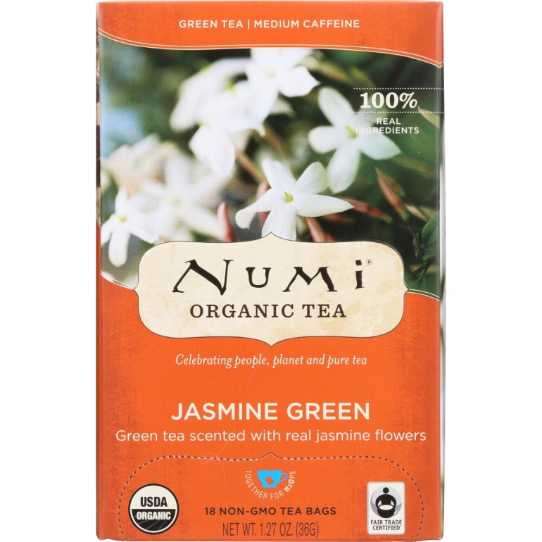 Organic Jasmine Green Tea, 18 bg