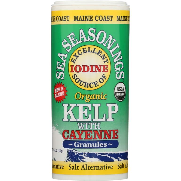 Organic Kelp with Cayenne Granules, 1.5 oz