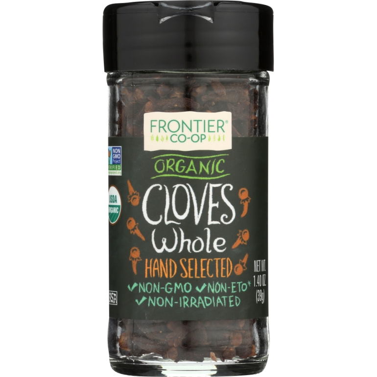 Organic Cloves Whole Bottle, 1.4 oz