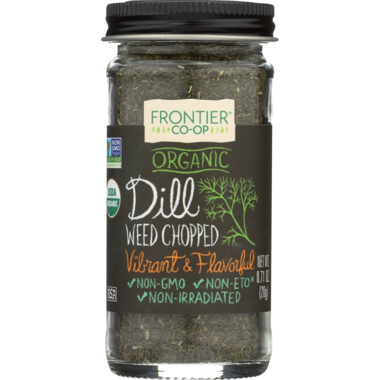 Organic Dill Weed Chopped Bottle, 0.71 oz