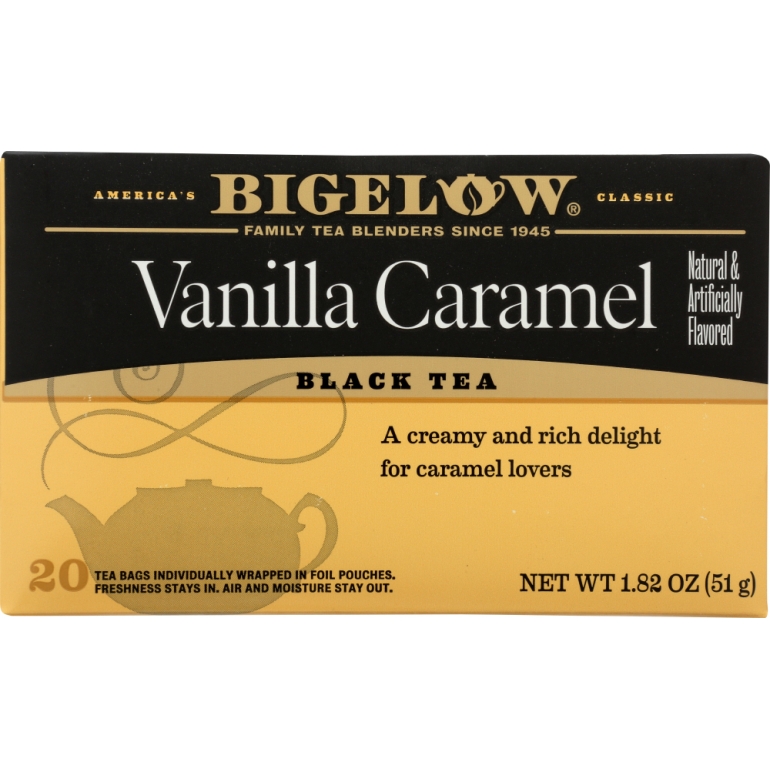 Vanilla Caramel Black Tea 20 Bags, 1.82 oz